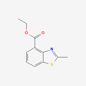 molecular formula C11H11NO2S B13663128 Ethyl 2-methylbenzo[d]thiazole-4-carboxylate 