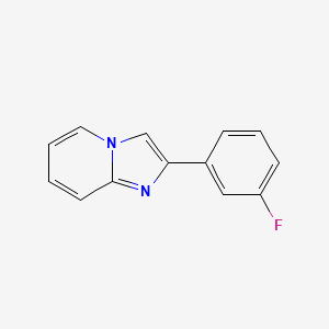 molecular formula C13H9FN2 B1366331 2-(3-Fluorophenyl)imidazo[1,2-a]pyridine 