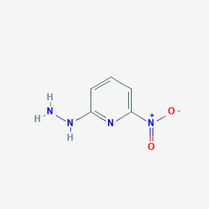molecular formula C5H6N4O2 B13663336 2-Hydrazinyl-6-nitropyridine 