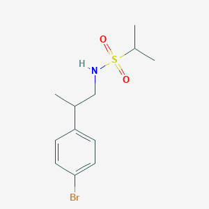 molecular formula C12H18BrNO2S B1366338 N-(2-(4-Bromophenyl)propyl)propane-2-sulfonamide CAS No. 211311-65-8