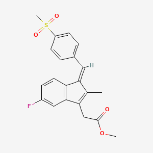 molecular formula C21H19FO4S B1366342 Sulindac sulfone methyl ester 