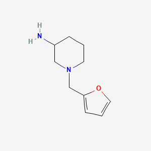 molecular formula C10H16N2O B1366351 1-(Furan-2-ylmethyl)piperidin-3-amine 
