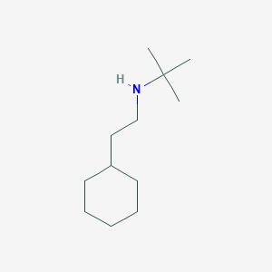 molecular formula C12H25N B1366352 Tert-butyl(2-cyclohexylethyl)amine 