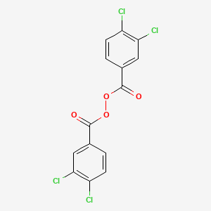 molecular formula C14H6Cl4O4 B13663540 Bis(3,4-dichlorobenzoyl) peroxide CAS No. 2246-50-6