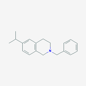 molecular formula C19H23N B13663724 2-Benzyl-6-isopropyl-1,2,3,4-tetrahydroisoquinoline 