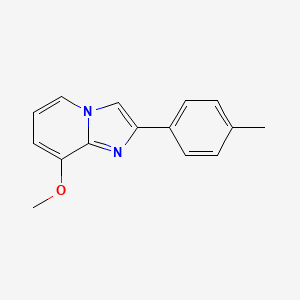 molecular formula C15H14N2O B13663733 8-Methoxy-2-(p-tolyl)imidazo[1,2-a]pyridine 