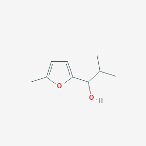 molecular formula C9H14O2 B1366383 1-(5-Methyl-2-furyl)-2-methyl-1-propanol 