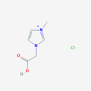molecular formula C6H9ClN2O2 B1366384 3-(carboxymethyl)-1-methyl-1H-imidazol-3-ium chloride 