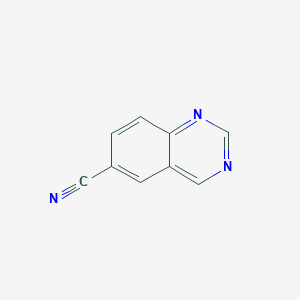 molecular formula C9H5N3 B13663841 Quinazoline-6-carbonitrile CAS No. 1231761-03-7