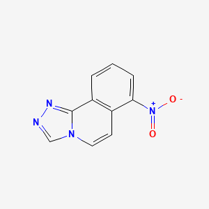molecular formula C10H6N4O2 B13663914 7-Nitro-[1,2,4]triazolo[3,4-a]isoquinoline 