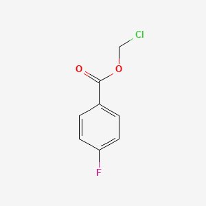 molecular formula C8H6ClFO2 B1366397 Chloromethyl 4-fluorobenzoate 
