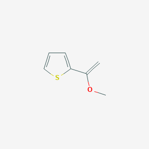 molecular formula C7H8OS B13664009 2-(1-Methoxyvinyl)thiophene 