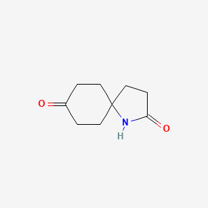 molecular formula C9H13NO2 B1366401 1-氮杂螺[4.5]癸烷-2,8-二酮 CAS No. 749861-03-8