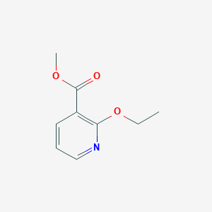 molecular formula C9H11NO3 B1366403 3-Pyridinecarboxylic acid, 2-ethoxy-, methyl ester CAS No. 74357-21-4