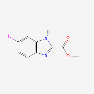 molecular formula C9H7IN2O2 B13664063 Methyl 5-Iodobenzimidazole-2-carboxylate 