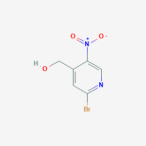 molecular formula C6H5BrN2O3 B13664068 (2-Bromo-5-nitropyridin-4-yl)methanol 