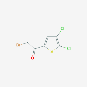 molecular formula C6H3BrCl2OS B13664074 2-Bromo-1-(4,5-dichlorothiophen-2-yl)ethanone 