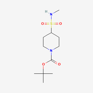molecular formula C11H22N2O4S B13664092 1-Boc-4-(N-methylsulfamoyl)piperidine 