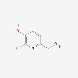 molecular formula C6H6ClNO2 B1366410 2-Chloro-6-(hydroxymethyl)pyridin-3-ol CAS No. 208519-41-9