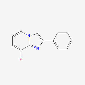 molecular formula C13H9FN2 B13664126 8-Fluoro-2-phenylimidazo[1,2-a]pyridine 