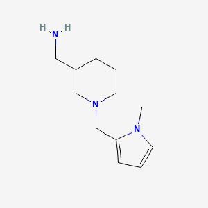 (1-((1-methyl-1H-pyrrol-2-yl)methyl)piperidin-3-yl)methanamine