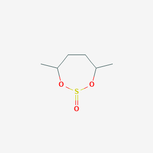 molecular formula C6H12O3S B13664244 4,7-Dimethyl-1,3,2-dioxathiepane 2-oxide 