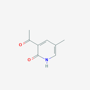 molecular formula C8H9NO2 B13664361 3-Acetyl-5-methylpyridin-2(1H)-one 