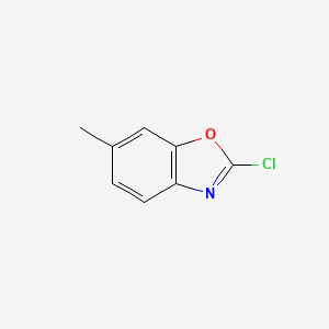 molecular formula C8H6ClNO B1366437 2-Chloro-6-methyl-benzooxazole CAS No. 3621-83-8
