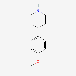 molecular formula C12H17NO B1366439 4-(4-Methoxyphenyl)piperidine CAS No. 67259-62-5