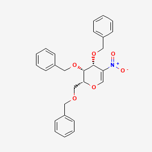 molecular formula C27H27NO6 B1366443 3,4,6-Tri-o-benzyl-2-nitro-d-galactal 