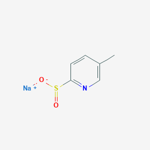 molecular formula C6H6NNaO2S B13664462 Sodium 5-methylpyridine-2-sulfinate 
