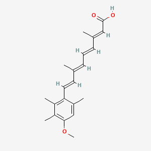 molecular formula C21H26O3 B1366449 Acitretin CAS No. 54757-46-9