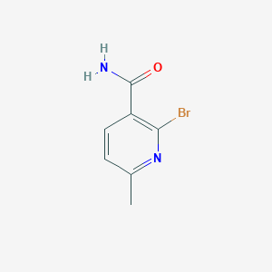 molecular formula C7H7BrN2O B13664547 2-Bromo-6-methylnicotinamide 