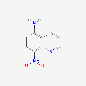 molecular formula C9H7N3O2 B1366455 8-Nitroquinolin-5-amine CAS No. 42606-39-3