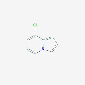 molecular formula C8H6ClN B13664696 8-Chloroindolizine 