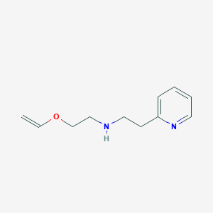 molecular formula C11H16N2O B1366473 (2-Pyridin-2-yl-ethyl)-(2-vinyloxy-ethyl)-amine CAS No. 625410-03-9