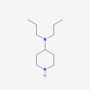 molecular formula C11H24N2 B1366477 N,N-dipropylpiperidin-4-amine CAS No. 675136-96-6