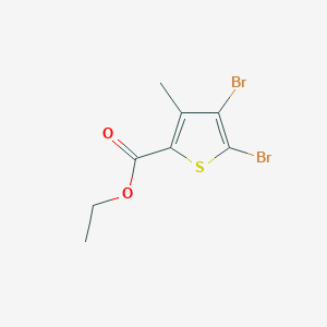 molecular formula C8H8Br2O2S B13664812 Ethyl 4,5-dibromo-3-methylthiophene-2-carboxylate 