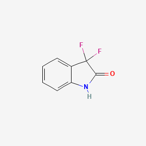 molecular formula C8H5F2NO B1366483 3,3-二氟吲哚-2-酮 CAS No. 197067-27-9