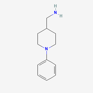 molecular formula C12H18N2 B1366491 (1-Phenylpiperidin-4-YL)methanamine CAS No. 170353-35-2