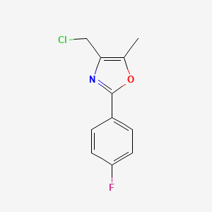 4-(Chloromethyl)-2-(4-fluorophenyl)-5-methyloxazole