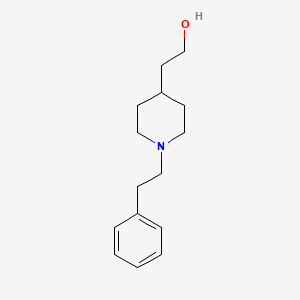 molecular formula C15H23NO B1366494 2-(1-Phenethylpiperidin-4-yl)ethan-1-ol 