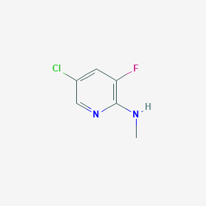 molecular formula C6H6ClFN2 B1366528 5-Chloro-3-fluoro-N-methylpyridin-2-amine CAS No. 220714-72-7