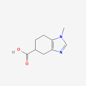 1-Methyl-4,5,6,7-tetrahydrobenzimidazole-5-carboxylic acid