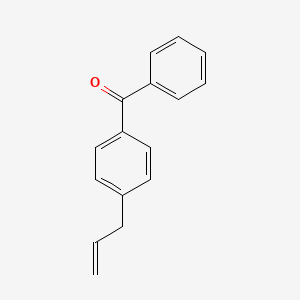 molecular formula C16H14O B13665329 Phenyl[4-(prop-2-en-1-yl)phenyl]methanone CAS No. 76385-38-1