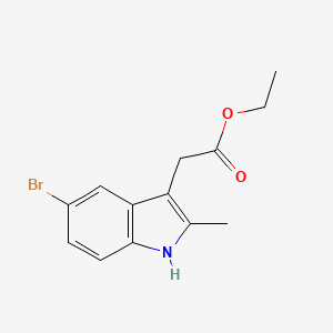 Ethyl 2-(5-bromo-2-methyl-1H-indol-3-yl)acetate