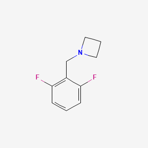 molecular formula C10H11F2N B13665397 1-(2,6-Difluorobenzyl)azetidine 