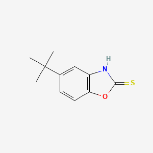 molecular formula C11H13NOS B1366542 5-Tert-butyl-1,3-benzoxazole-2-thiol CAS No. 53146-48-8