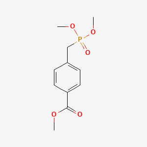 molecular formula C11H15O5P B1366544 4-(Dimethoxy-phosphorylmethyl)-benzoic acid methyl ester CAS No. 78022-19-2