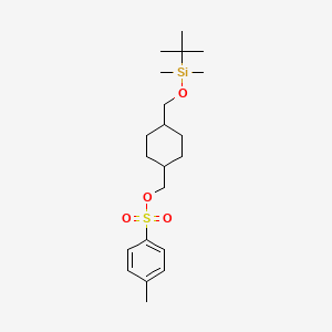Toluene-4-sulfonic acid 4-(tert-butyl-dimethylsilanyloxymethyl)-cyclohexylmethyl ester